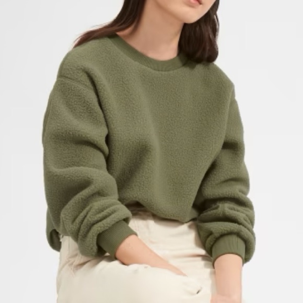 Fleece crewneck